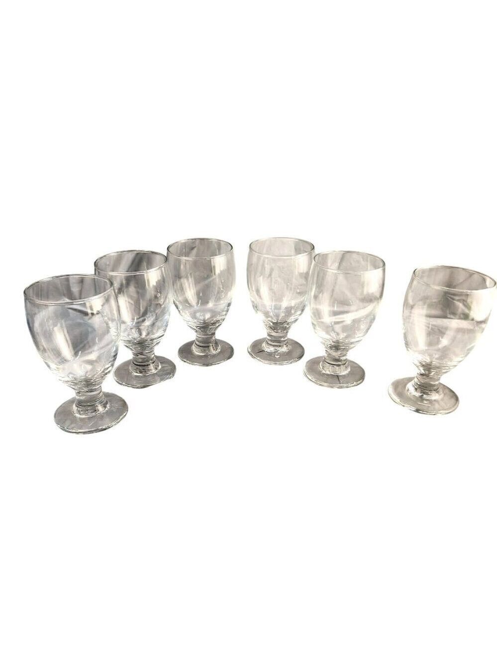 Libby Acopa Clear Glass Goblets For Water/Wine/Cocktails 10.5 oz Set of 6 Capac